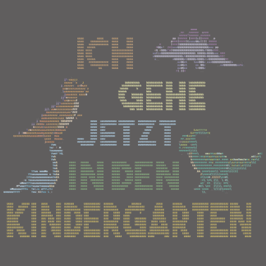 Motiv Der Kindergarten ASCII