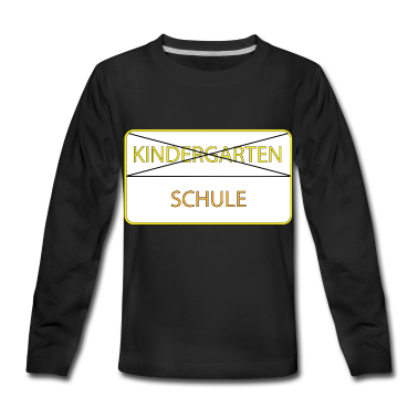 Kindergarten Langarmshirt - Kindergarten Schule