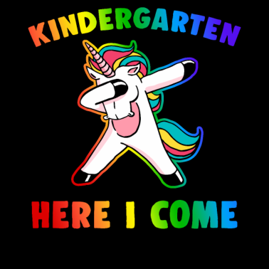 Motiv Kindergarten Einhorn Kindergarten-Mädchen Geschenk