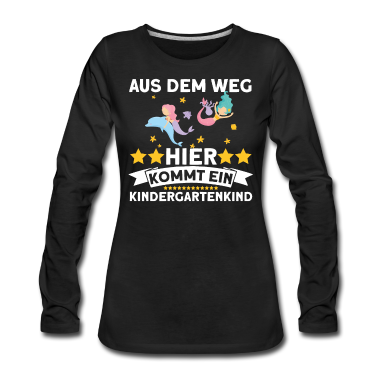 Kindergarten Langarmshirt - Kindergarten 2021 Kindergarten Meerjungfrau