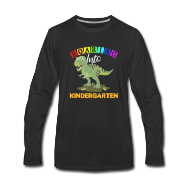 Kindergarten Langarmshirt - Kindergarten Dinosaurier