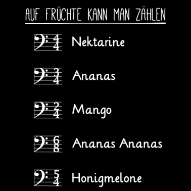 Motiv taktangabe früchte