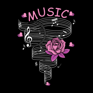 Motiv Musik Rose Musiker und Künstler Geschenk