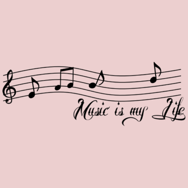 Motiv musik notenband