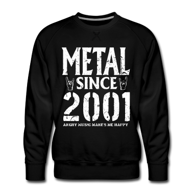 Musik LK Pullover - Metal Geschenk Geburstag Jahrgang 2001