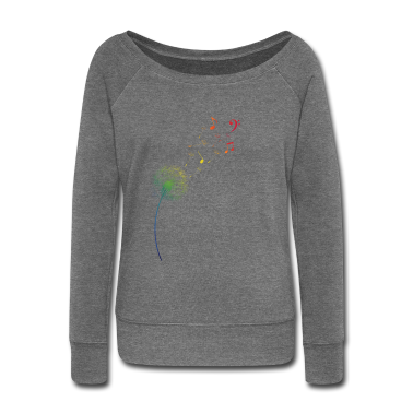 Musik LK Pullover - Regenbogen Pusteblume Löwenzahn Noten Musik