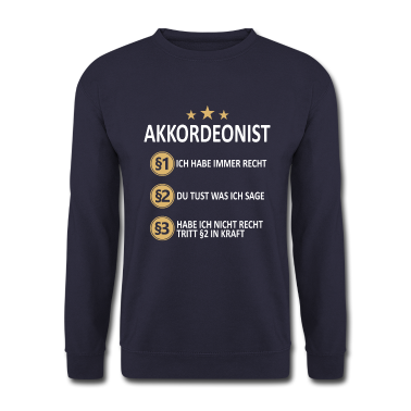 Musik LK Pullover - Akkordeon Ziehharmonika Instrument Musik Spruch