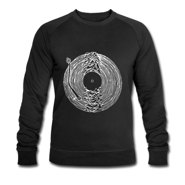 Musik LK Pullover - Weiß Vinyl Plattenspieler