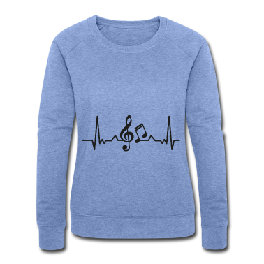 Musik LK Pullover - Musik Herzschlag EKG