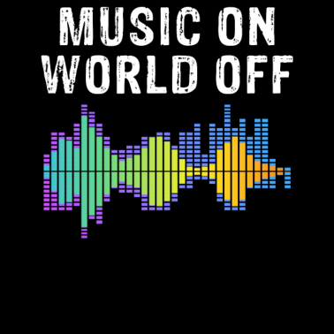 Motiv Musik an, Welt aus
