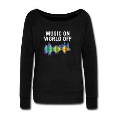 Musik LK Pullover - Musik an, Welt aus