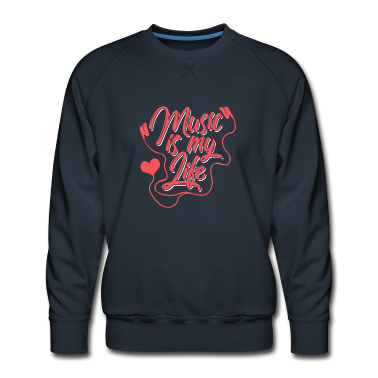 Musik LK Pullover - Music is my Life Geschenk Sommer Strand Musik