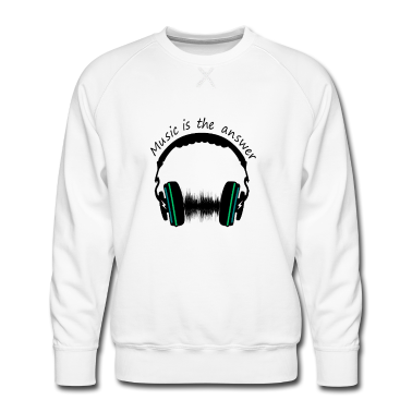 Musik LK Pullover - Musik ist die Antwort ♥ ♪ ♫