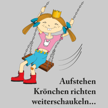 Motiv Schaukel Göre blau