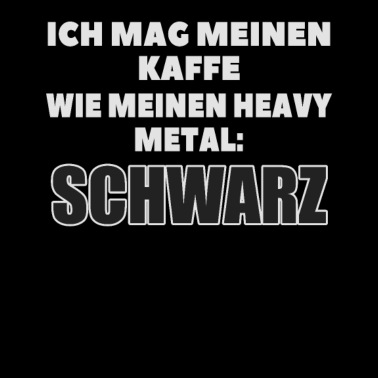 Motiv Kaffee und Heavy Metal