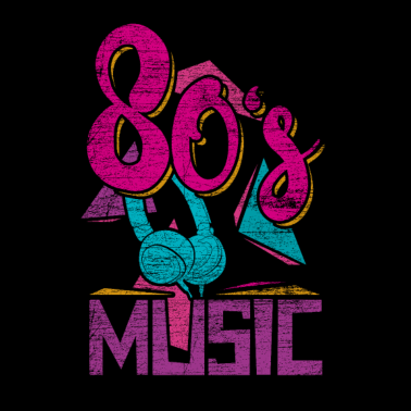 Motiv 80er Jahre Musik