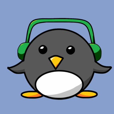 Motiv Pinguin Musik Disco Pinguin Musiker Geschenk