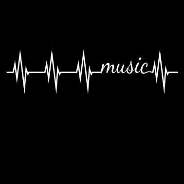 Motiv I love music - mein Herz schlägt für Musik