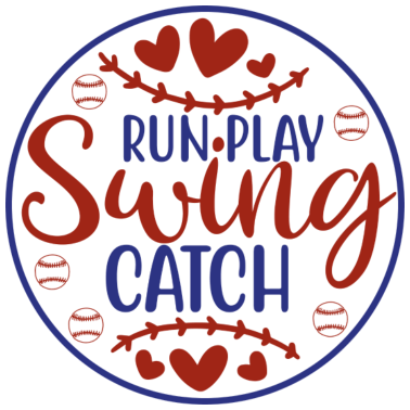 Motiv Führen Sie Play Swing Catch aus