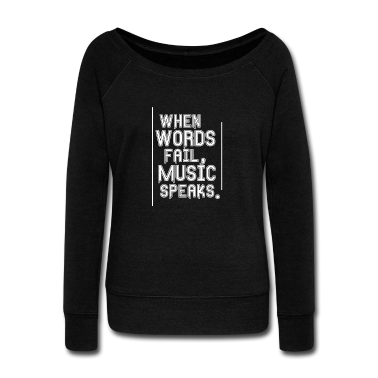 Musik LK Pullover - Words Fail - Music Speaks