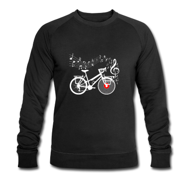 Musik LK Pullover - Fahrrad Plattenspieler Vinyl Musiknoten