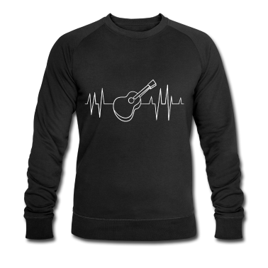 Musik LK Pullover - Gitarre Herzfrequenz EKG