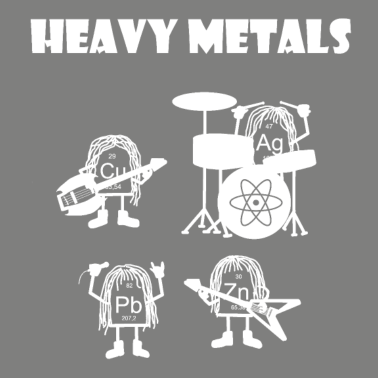 Motiv Heavy Metals, rockende Schwermetalle