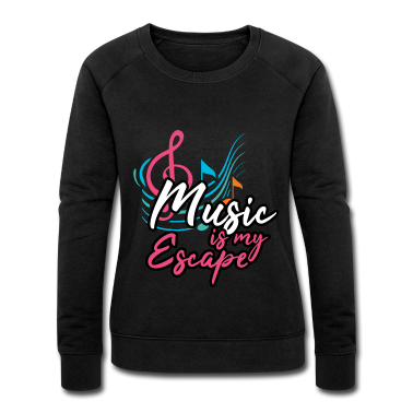 Musik LK Pullover - Musik Töne Musikstil hören bunt Noten Party Disko