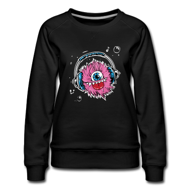 Musik LK Pullover - Monster,Kopfhörer,musik,singen