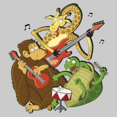 Motiv Zootiere machen Musik