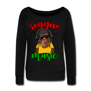 Musik LK Pullover - Reggae Musik Affe Geschenk Geschenkidee
