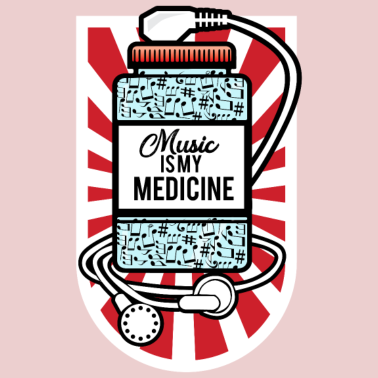 Motiv Musik ist meine Medizin