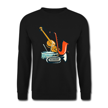 Musik LK Pullover - Violine Geschenk Musik Saxophon Trompete Trommel