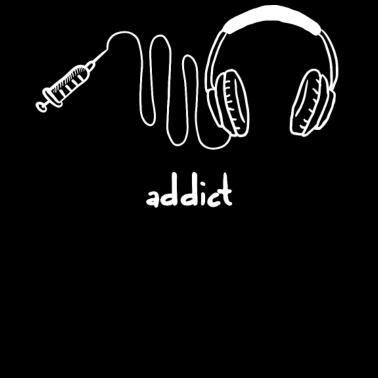 Motiv Music addict - Musik - Sound - Geschenk