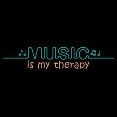 Motiv music is my therapy - Musik ist meine Therapie