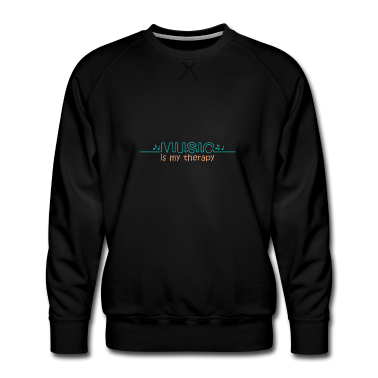 Musik LK Pullover - music is my therapy - Musik ist meine Therapie