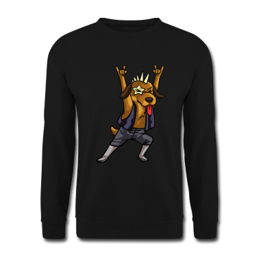 Musik LK Pullover - Heavy Metal Hund Rock Musik Rocker Punk Geschenk