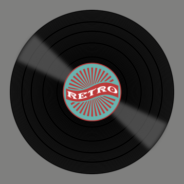 Motiv Retro Schallplatte Geschenkidee Musiker DJ Vinyl