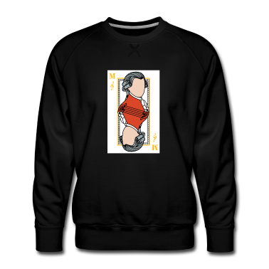 Musik LK Pullover - Mozart Spielkarte Musik Note Weiß Cooles Geschenk