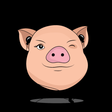 Motiv Schwein mit Kopfhörer Musik Geschenk