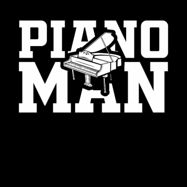 Motiv Piano Man - Musik Musiker