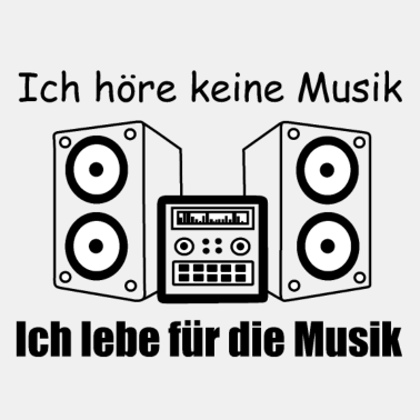 Motiv Ich höre keine Musik, Ich bin die Musik!