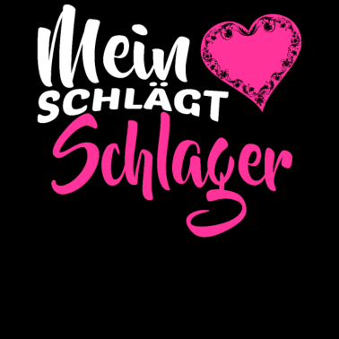 Motiv Herz für Schlager I Schlagermusik Tshirt