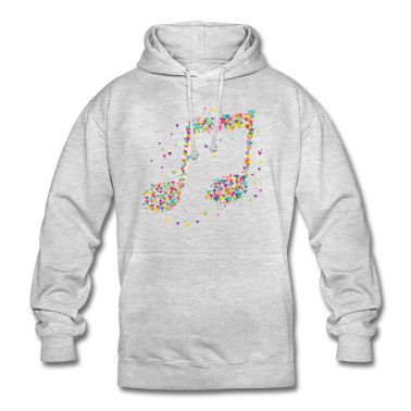 Musik LK Hoodie - Musiknoten Geometrische Dreiecke Kunst Künstler