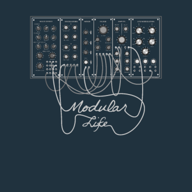 Motiv Modularer Synthesizer für elektronische Musiker