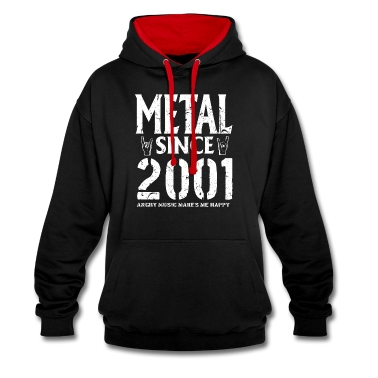 Musik LK Hoodie - Metal Geschenk Geburstag Jahrgang 2001
