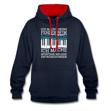 Musik LK Hoodie - Klavier Spieler Pianisten Klavier Geschenke