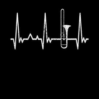 Motiv Posaune Herzschlag