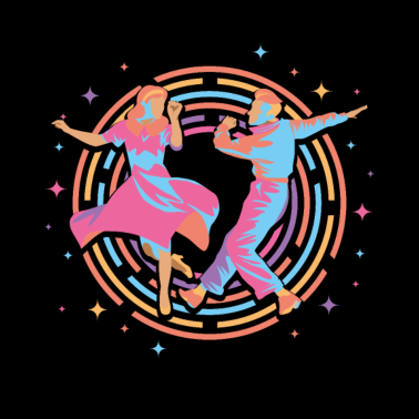 Motiv Vintage Paartanz