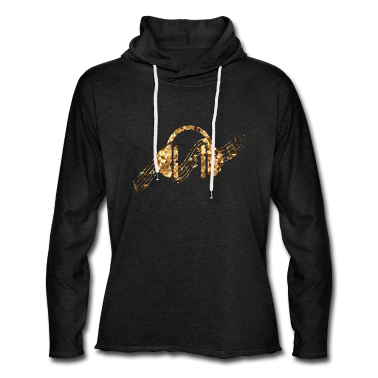 Musik LK Hoodie - Kopfhörermusik - gold